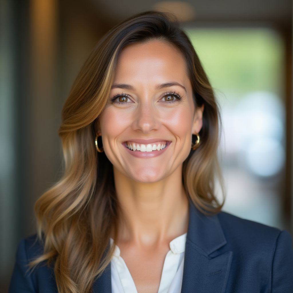 Retrato de una mujer sonriendo